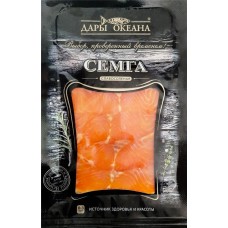 Семга слабосоленая ДАРЫ ОКЕАНА ломтики, 100г в магазинах Лента