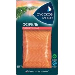 Форель подкопченная РУССКОЕ МОРЕ филе-кусок, 300г Форель подкопченная РУССКОЕ МОРЕ филе-кусок, 300г