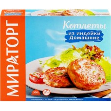 Котлеты МИРАТОРГ Домашние из индейки, 300г в магазинах Лента