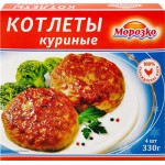 Котлеты МОРОЗКО куриные рубленые, 330г