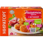 Наггетсы куриные МИРАТОРГ с ветчиной, 300г