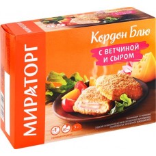 Кордон Блю МИРАТОРГ с ветчиной и сыром, 405г в магазинах Лента