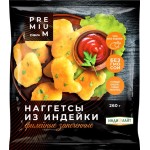 Наггетсы ЛЕНТА PREMIUM Филейные, из индейки, запеченные, 260г