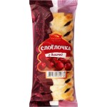 Булочка ЧЕРЕМУШКИ Слоелочка с вишней, 70г Булочка ЧЕРЕМУШКИ Слоелочка с вишней, 70г