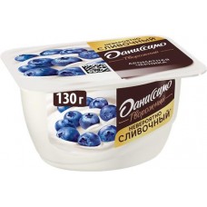 Продукт творожный ДАНИССИМО с черникой 5,5%, без змж, 130г в магазинах Лента