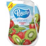 Йогурт питьевой ФРУАТЕ Клубника, киви 1,5%, без змж, 950г