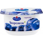 Творожок САВУШКИН Черника 3,5%, без змж, 120г Творожок САВУШКИН Черника 3,5%, без змж, 120г