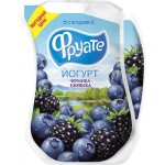 Йогурт питьевой ФРУАТЕ Черника, ежевика 1,5%, без змж, 950г