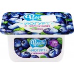 Йогурт ФРУАТЕ с черникой 2,5%, без змж, 125г