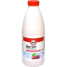 Йогурт питьевой 365 ДНЕЙ со вкусом вишни 1%, без змж, 900г в магазинах Лента