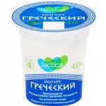 Йогурт LACTICA Греческий Натуральный 4%, без змж, 120г