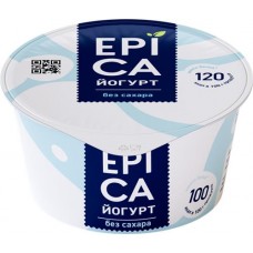 Йогурт EPICA Натуральный 6%, без змж, 130г в магазинах Лента