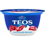 Йогурт TEOS Греческий Вишня 2%, без змж, 140г
