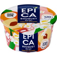 Йогурт EPICA BOUQUET Персиком и экстракт жасмина 4,8%, без змж, 130г в магазинах Лента