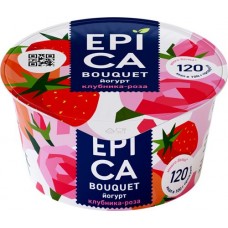 Йогурт EPICA BOUQUET Клубника и экстракт розы 4,8%, без змж, 130г в магазинах Лента