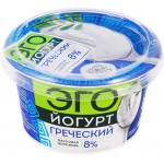 Йогурт ЭГО Греческий 8%, без змж, 180г Йогурт ЭГО Греческий 8%, без змж, 180г