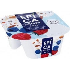 Йогурт EPICA Crispy Мюсли и сушеные ягоды 6,5%, без змж, 138г в магазинах Лента