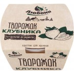 Десерт творожно-молочный ЛЮБОНИ Творожок с клубникой 6,2%, без змж, 150г
