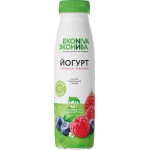 Йогурт питьевой ЭКОНИВА Черника, малина 2,5%, без змж, 300г Йогурт питьевой ЭКОНИВА Черника, малина 2,5%, без змж, 300г