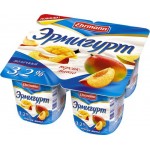 Продукт йогуртный EHRMANN Эрмигурт с персиком и манго 3,2%, без змж, 100г