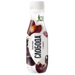 Биойогурт питьевой СЛОБОДА Вишня обогащенный лактобактериями L.casei 2%, без змж, 260г