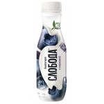 Биойогурт питьевой СЛОБОДА Черника обогащенный лактобактериями L.casei 2%, без змж, 260г