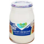 Йогурт LACTICA Греческий с медом и грецким орехом 3% двухслойный, без змж, 190г