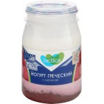Йогурт LACTICA Греческий с малиной 3% двухслойный, без змж, 190г