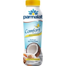 Биойогурт питьевой PARMALAT Comfort безлактозный Мюсли, кокос 1,5%, без змж, 290г в магазинах Лента