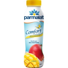 Биойогурт питьевой PARMALAT Comfort безлактозный Манго 1,5%, без змж, 290г в магазинах Лента