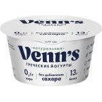Йогурт VENN'S Греческий 0,1%, без змж, 130г