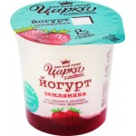 Йогурт ЦАРКА Земляника 3,5%, без змж, 400г