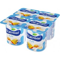 Продукт йогуртный CAMPINA Нежный с соком абрикоса и манго 1,2%, без змж, 100г в магазинах Лента
