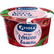 Йогурт VIOLA Very Berry с вишней 2,6%, без змж, 180г в магазинах Лента