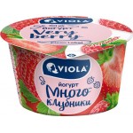 Йогурт VIOLA Very Berry с клубникой 2,6%, без змж, 180г