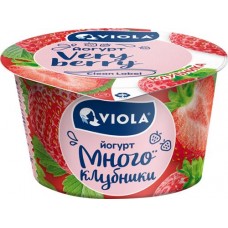 Йогурт VIOLA Very Berry с клубникой 2,6%, без змж, 180г в магазинах Лента