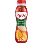 Йогурт питьевой ЧУДО Персик, манго, дыня 1,9%, без змж, 260г Йогурт питьевой ЧУДО Персик, манго, дыня 1,9%, без змж, 260г