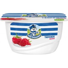 Творожок ПРОСТОКВАШИНО с малиной 3,6%, без змж, 130г в магазинах Лента