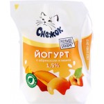 Йогурт питьевой СНЕЖОК с абрикосом и манго 1,5%, без змж, 200г