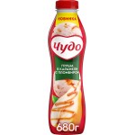 Йогурт питьевой ЧУДО Груша в карамели с пломбиром 1,9%, без змж, 680г Йогурт питьевой ЧУДО Груша в карамели с пломбиром 1,9%, без змж, 680г