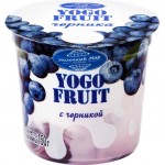 Йогурт YOGO FRUIT Черника двухслойный 2,5%, без змж, 150г