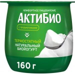 Биойогурт термостатный АКТИБИО Натуральный 3,5%, без змж, 160г