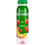 Биойогурт питьевой АКТИБИО Дыня, клубника, земляника 1,5%, без змж, 260г
