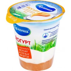 Йогурт ГАРМОНИЯ Абрикос, миндаль 2,7%, без змж, 300г в магазинах Лента