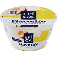 Десерт творожный EPICA Flavorite Банан, ореховый крем 7,6%, без змж, 130г в магазинах Лента