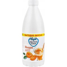 Йогурт питьевой ДЛЯ ВСЕЙ СЕМЬИ Абрикос 1%, без змж, 930г в магазинах Лента