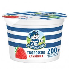 Десерт творожный ПРОСТОКВАШИНО Клубника 1,9%, без змж, 200г в магазинах Лента