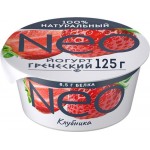 Йогурт NEO Греческий Клубника 1,7%, без змж, 125г