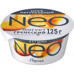 Йогурт NEO Греческий Персик 1,7%, без змж, 125г