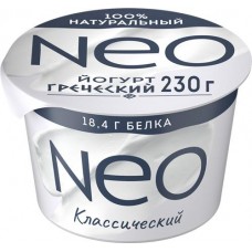Йогурт NEO Греческий 2%, без змж, 230г в магазинах Лента